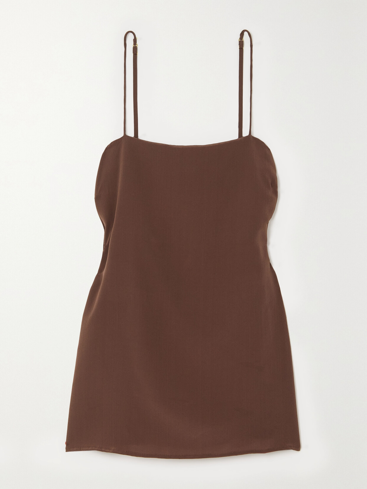 Faithfull The Brand + Net Sustain + Monikh Koa Silk-crepe Camisole - Brown