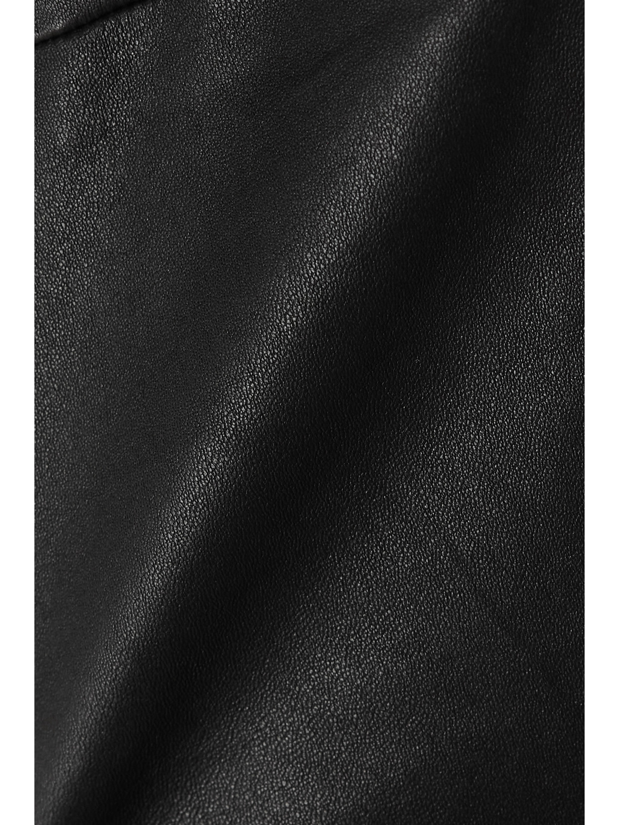 Sprwmn French Leather Ankle Legging In Black In Black