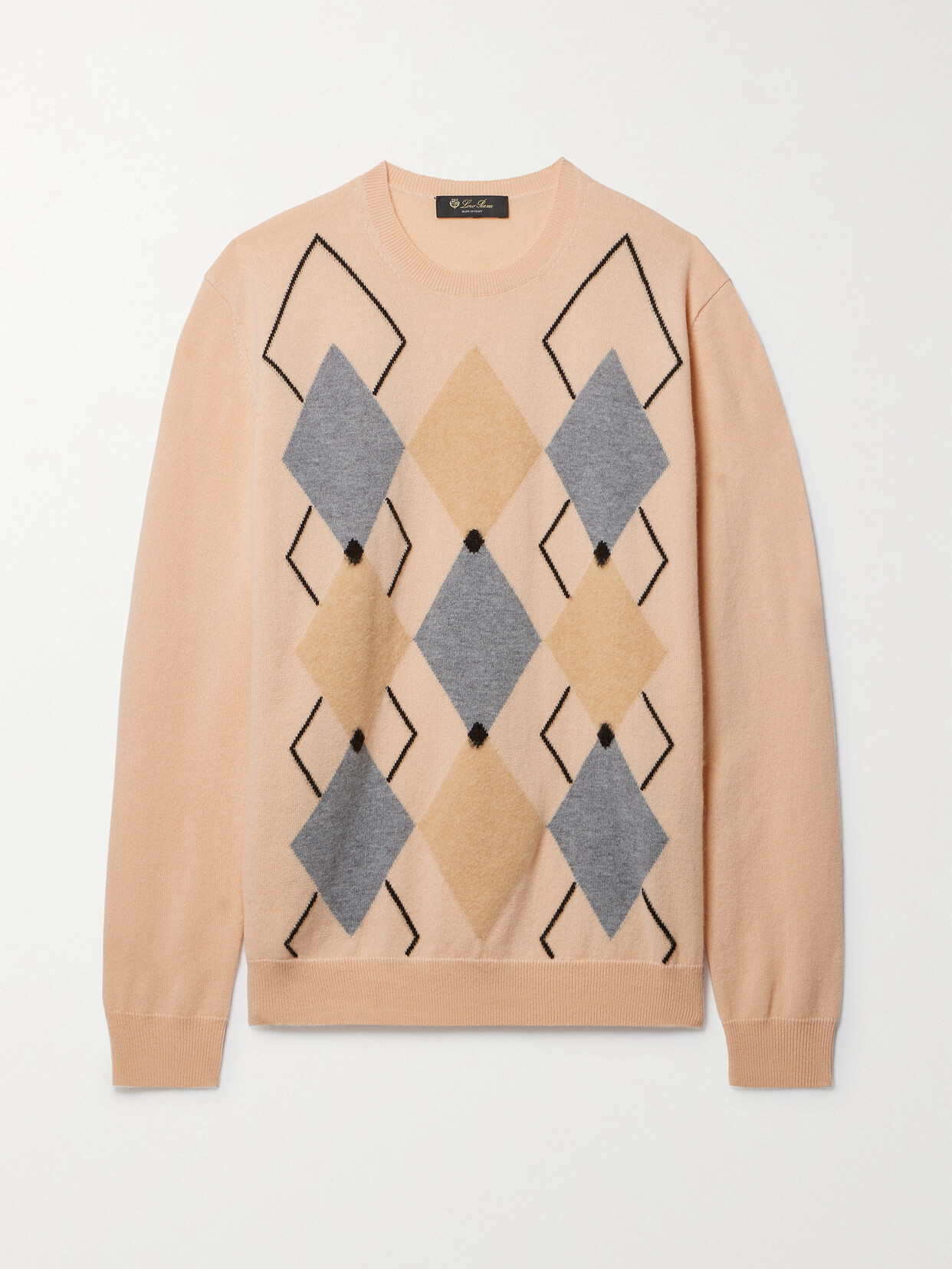 Loro Piana - Lower Hutt Argyle Intarsia-knit Cashmere Sweater - Multi