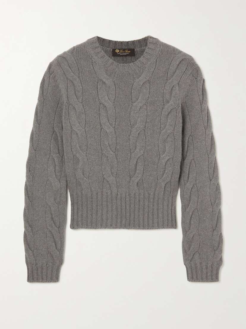 Loro Piana Cable-knit Cashmere Sweater