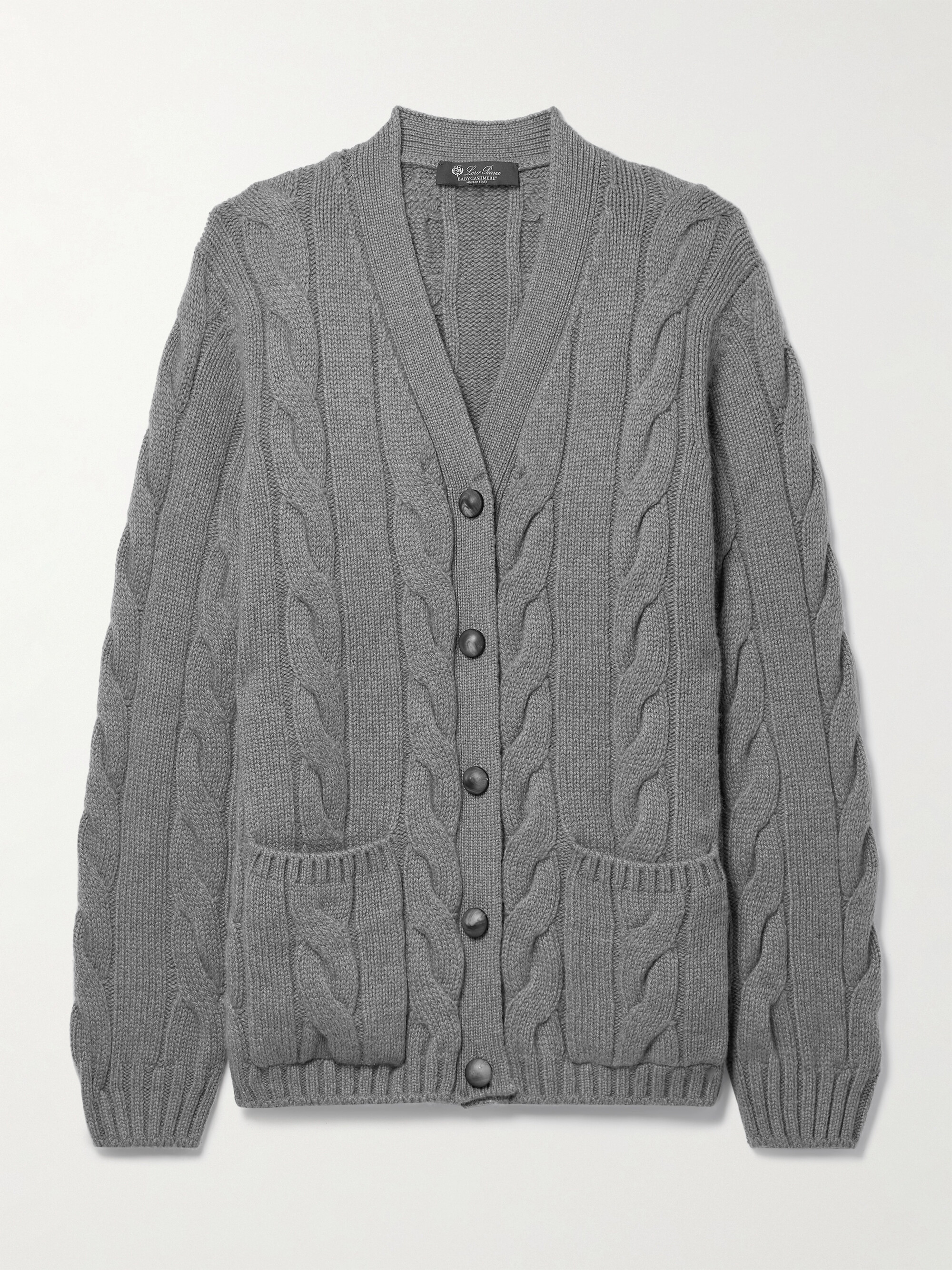 Loro Piana - Napier cable-knit cashmere cardigan | Plush