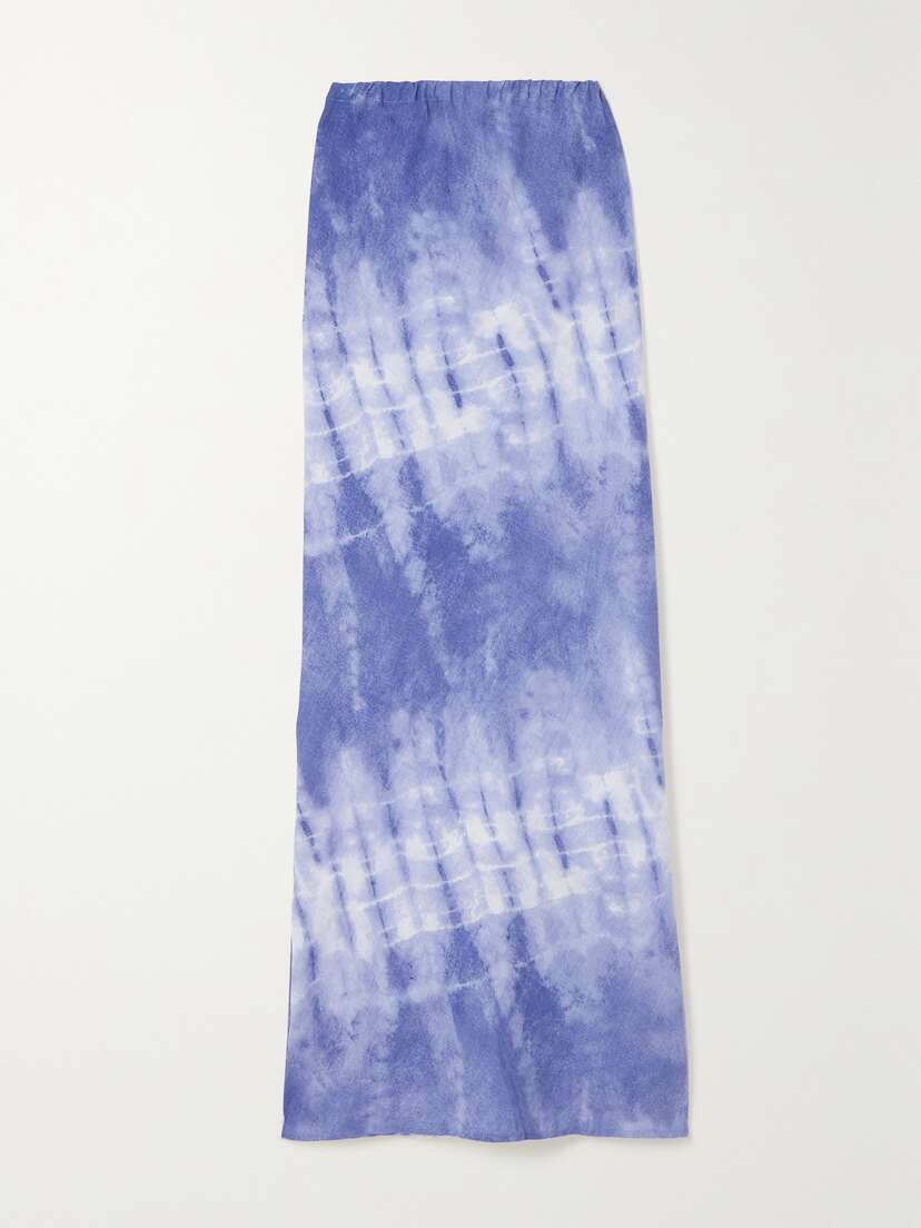 Faithfull + Net Sustain Davina Tie-dyed Linen Maxi Skirt