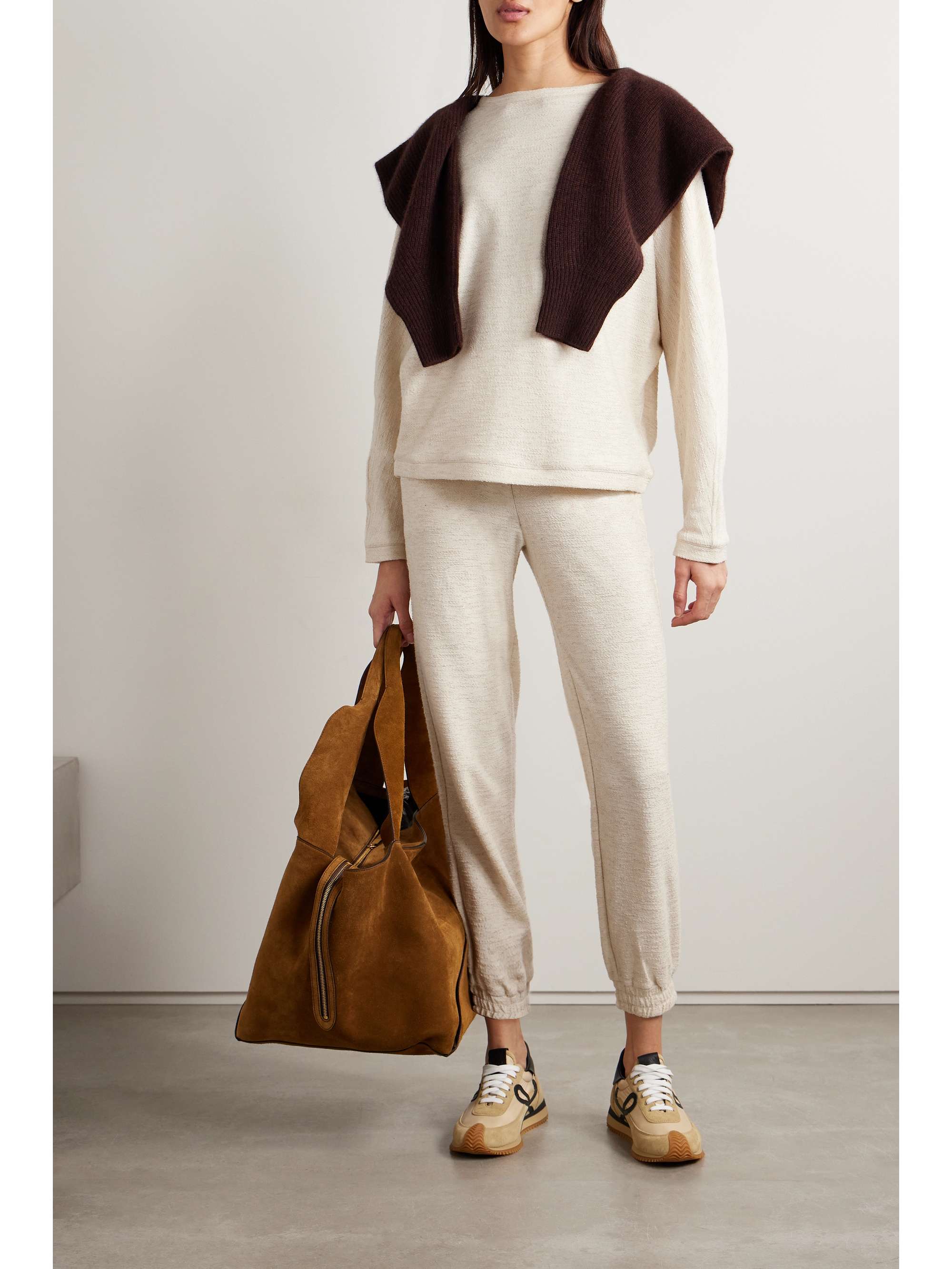 Market & spruce layna sales hooded cotton blend pullove