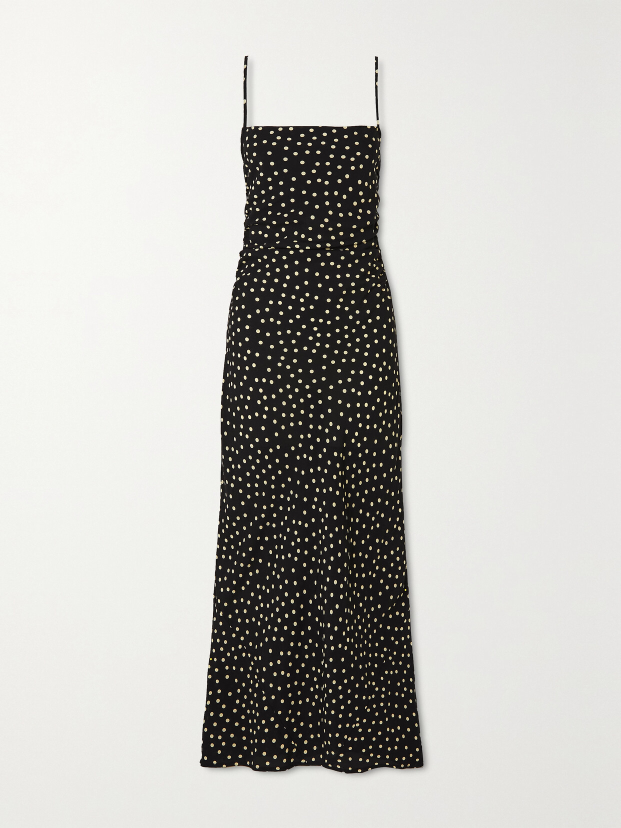 Faithfull The Brand - + Net Sustain Rosas Polka-dot Crepe Maxi Dress - Black