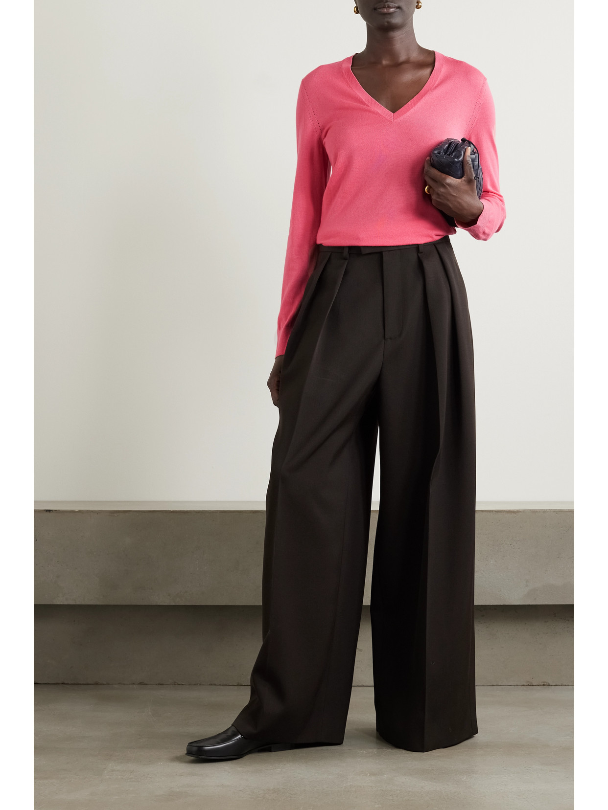 Loro Piana Cashmere Sweater In Pink