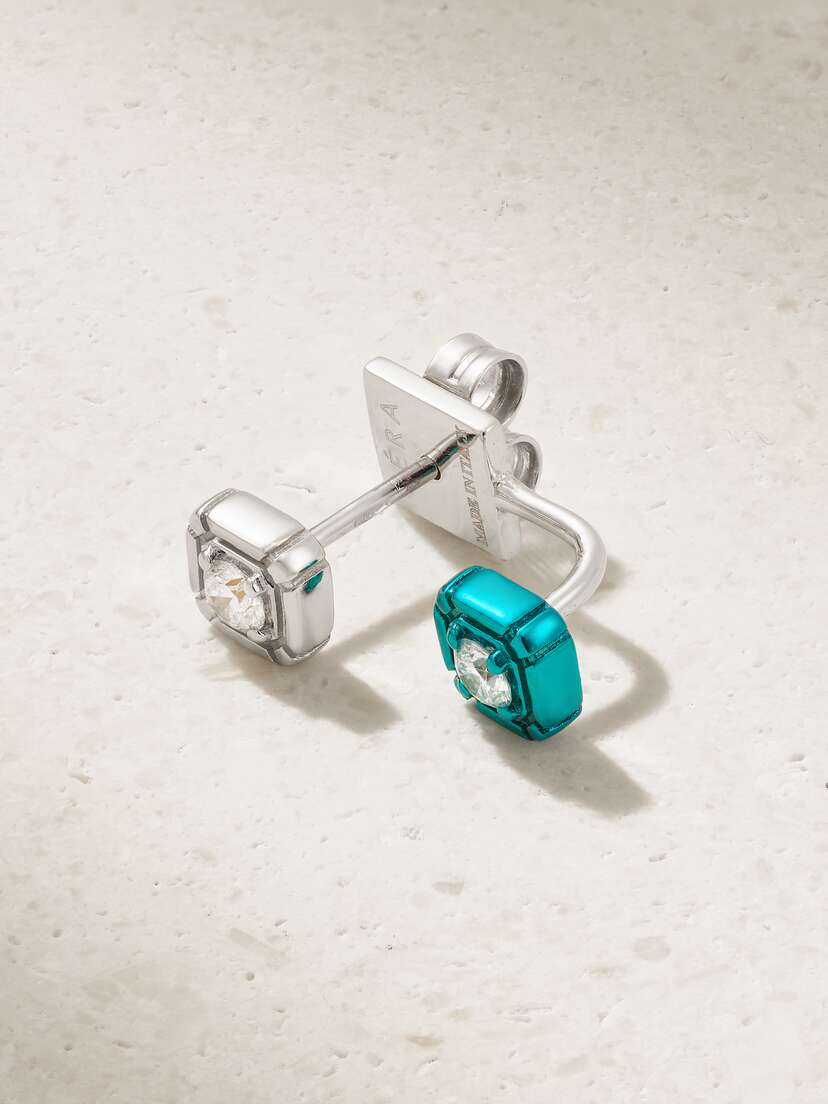 EÉRA White Gold Diamond Single Earring