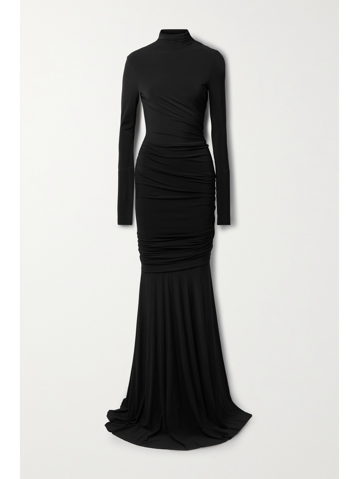 Jason Wu Collection - Ruched Stretch-jersey Gown - Black