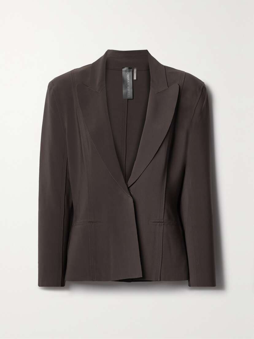 Norma Kamali Jersey Blazer