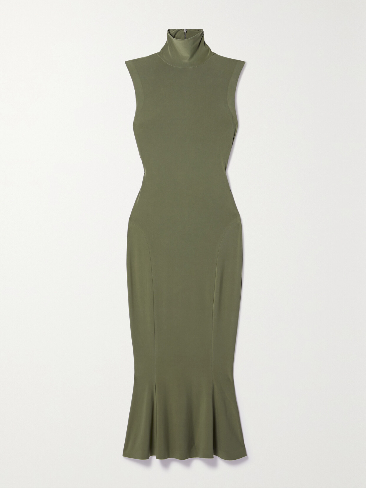 Norma Kamali Stretch-jersey Midi Dress - Green