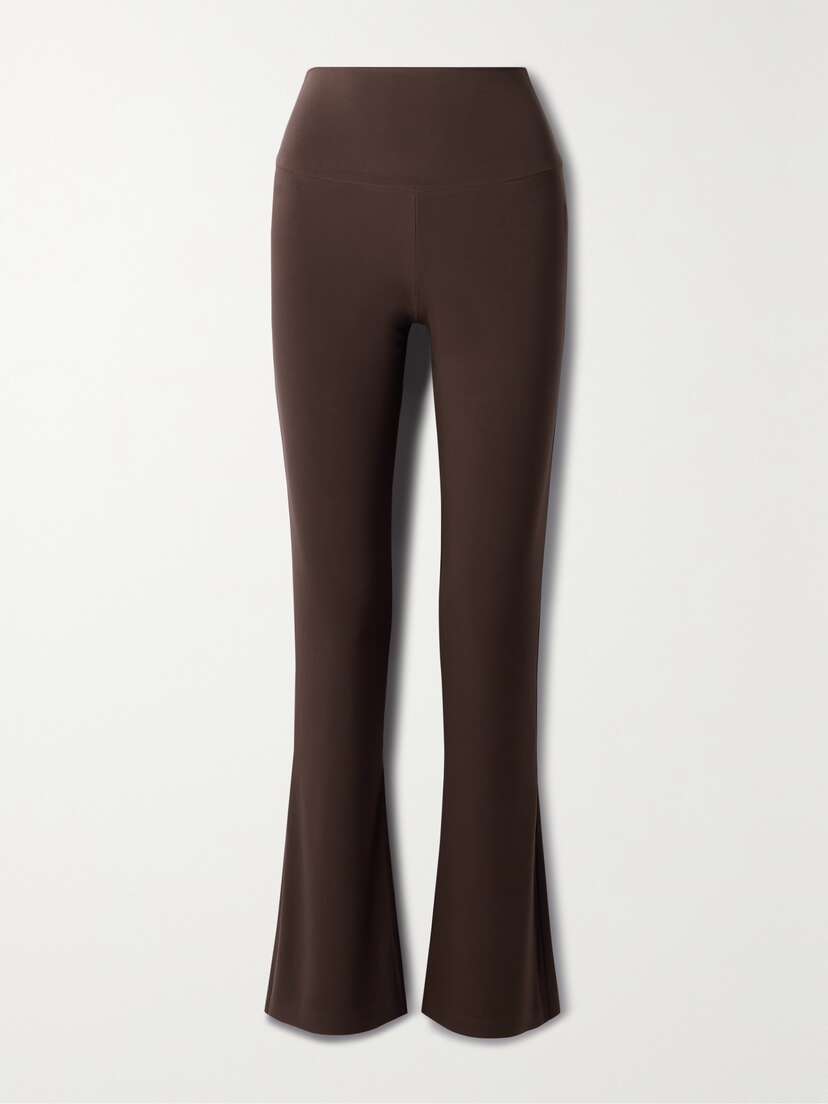 Norma Kamali Stretch-jersey Straight-leg Pants - x large