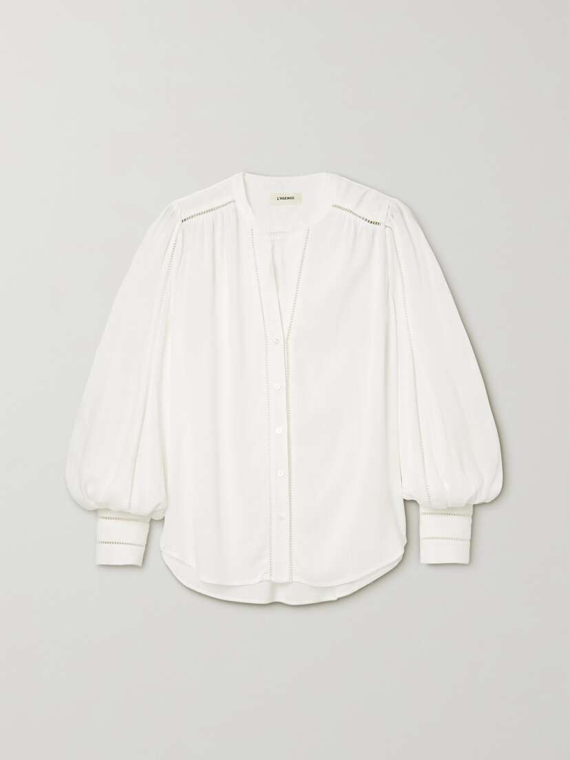 L'Agence Kiera Woven Blouse