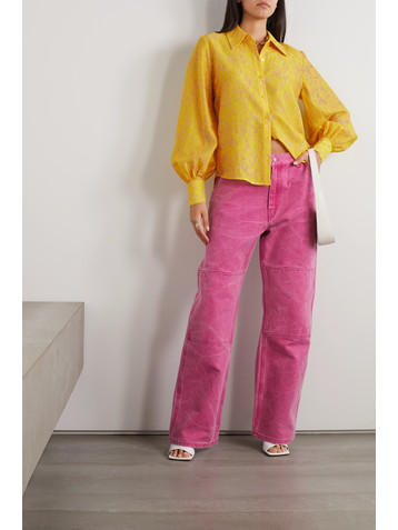 L'AGENCE Jayleen printed Tencel-blend blouse