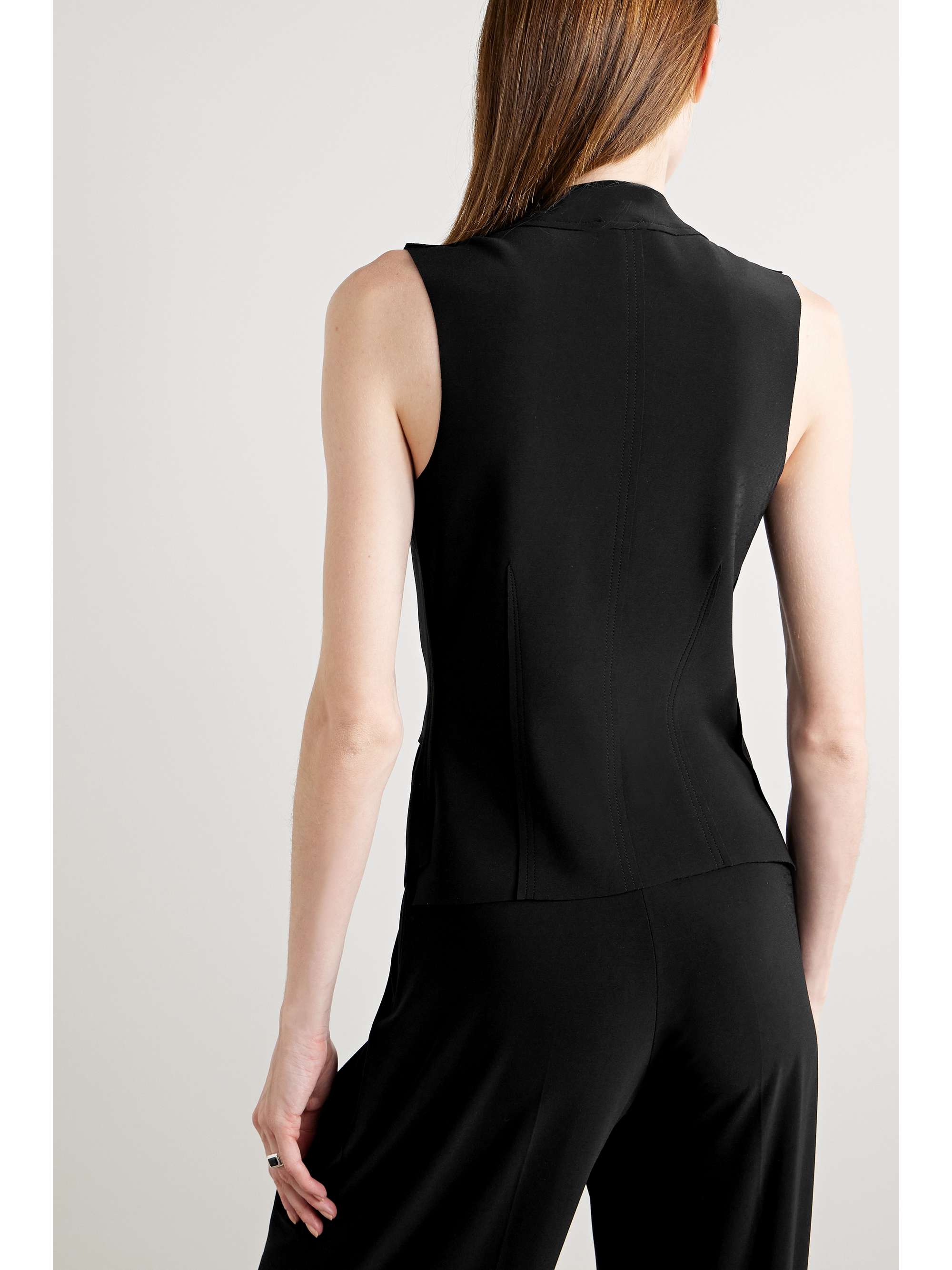 NORMA KAMALI Twill vest | NET-A-PORTER