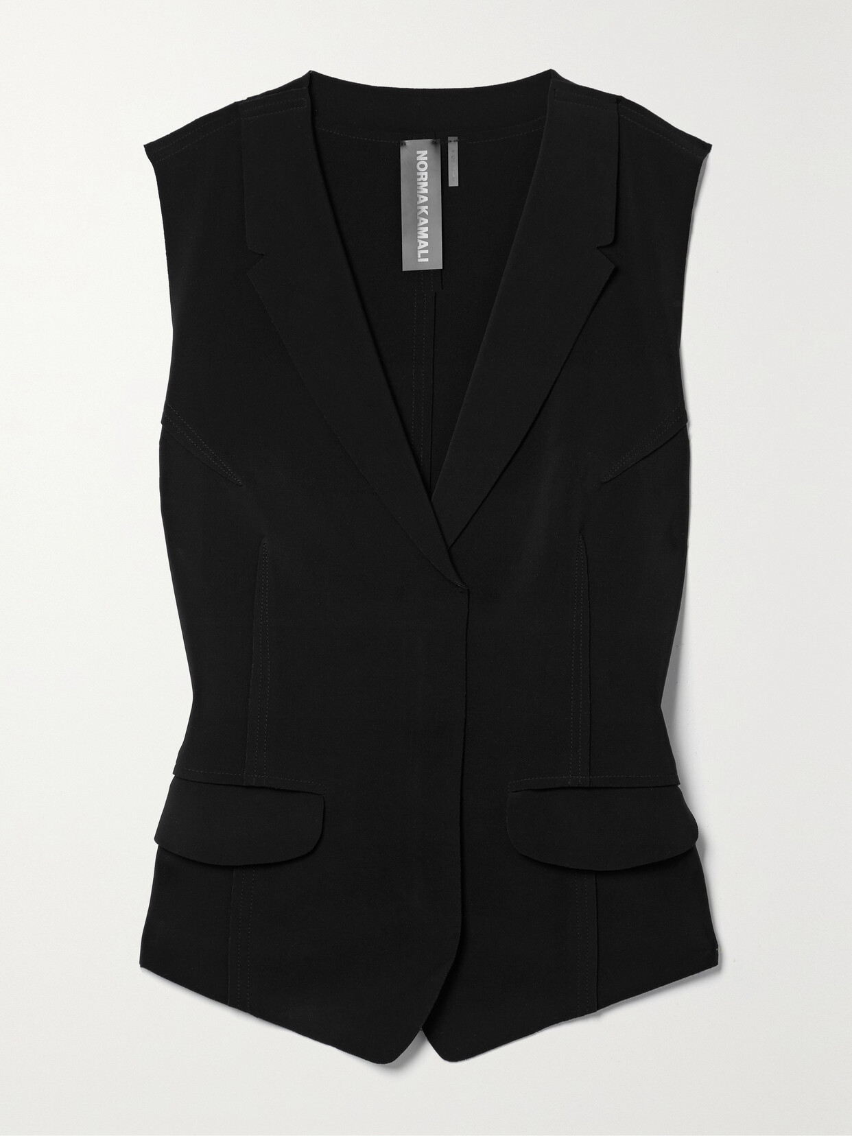 Norma Kamali - Twill Vest - Black