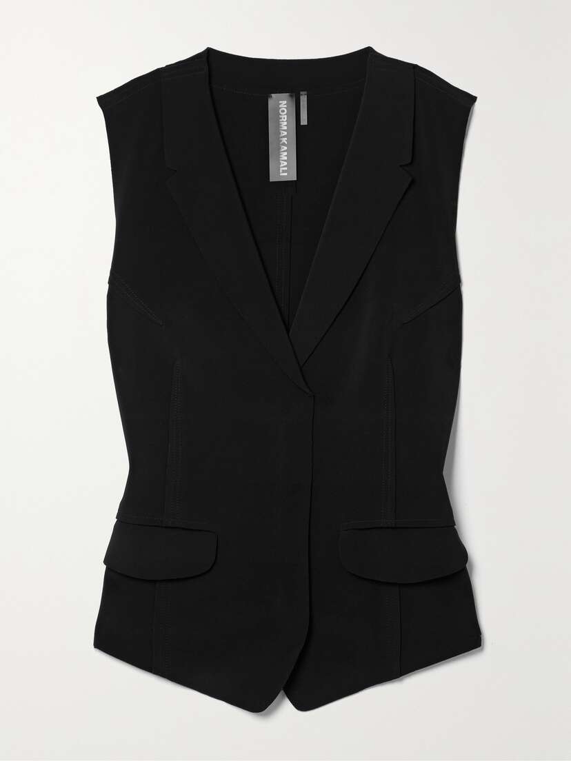 Norma Kamali Twill Vest - x large