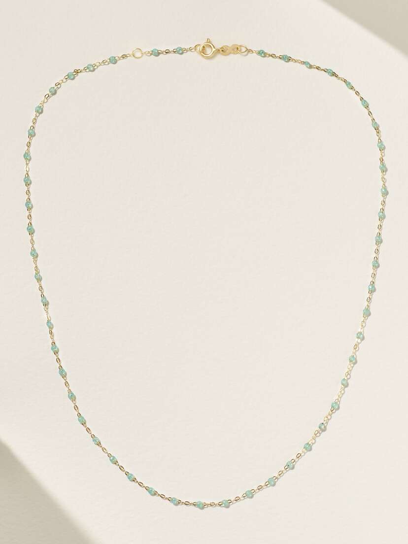 Gigi Clozeau Classic Gigi 18-karat Gold And Resin Necklace