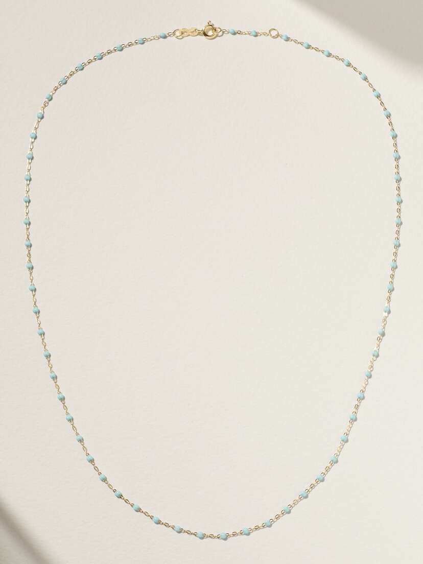 Gigi Clozeau Classic Gigi 18-karat Gold And Resin Necklace