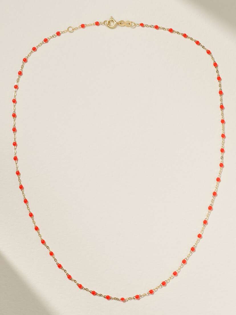 Gigi Clozeau Classic Gigi 18-karat Gold And Resin Necklace