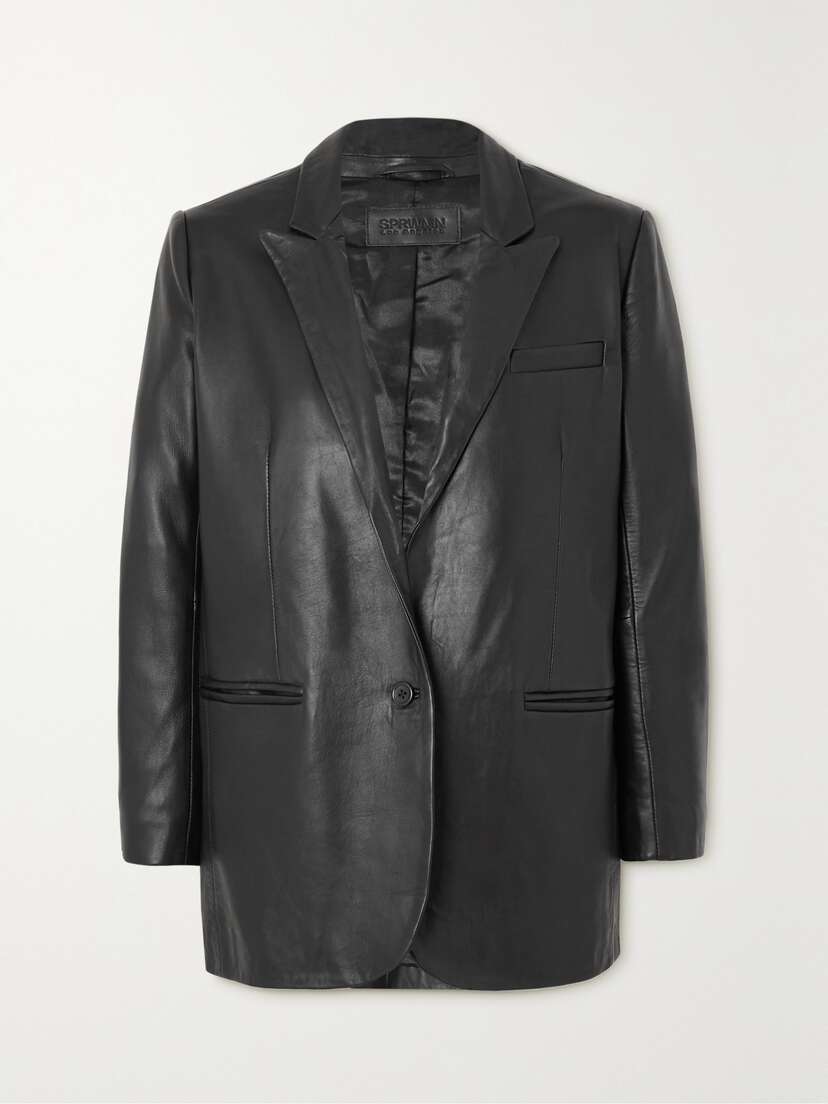 Sprwmn Leather Blazer