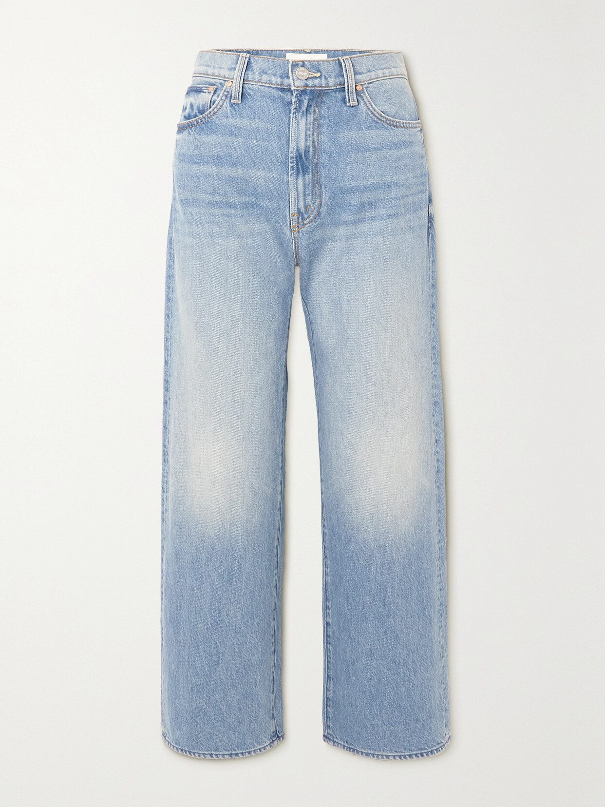 MOTHER + NET SUSTAIN THE DODGER HIGH-RISE WIDE-LEG JEANS