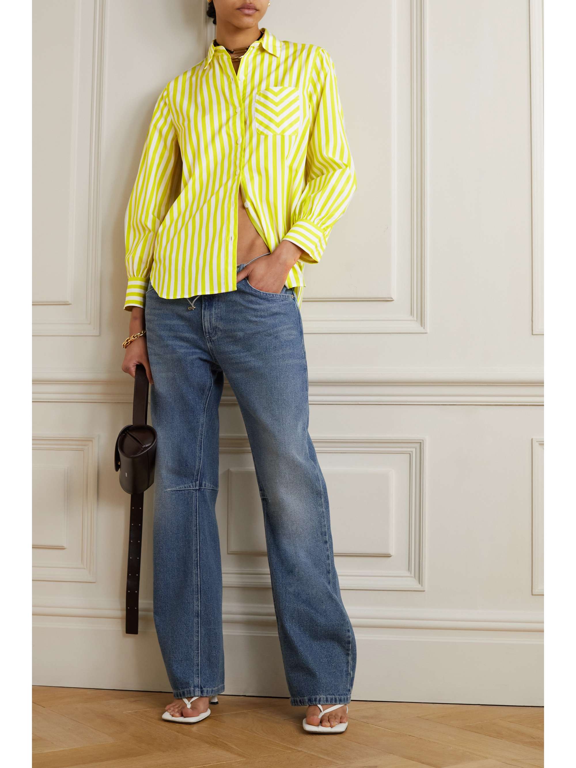 RAG & BONE Maxine Hemd aus gestreifter Baumwollpopeline