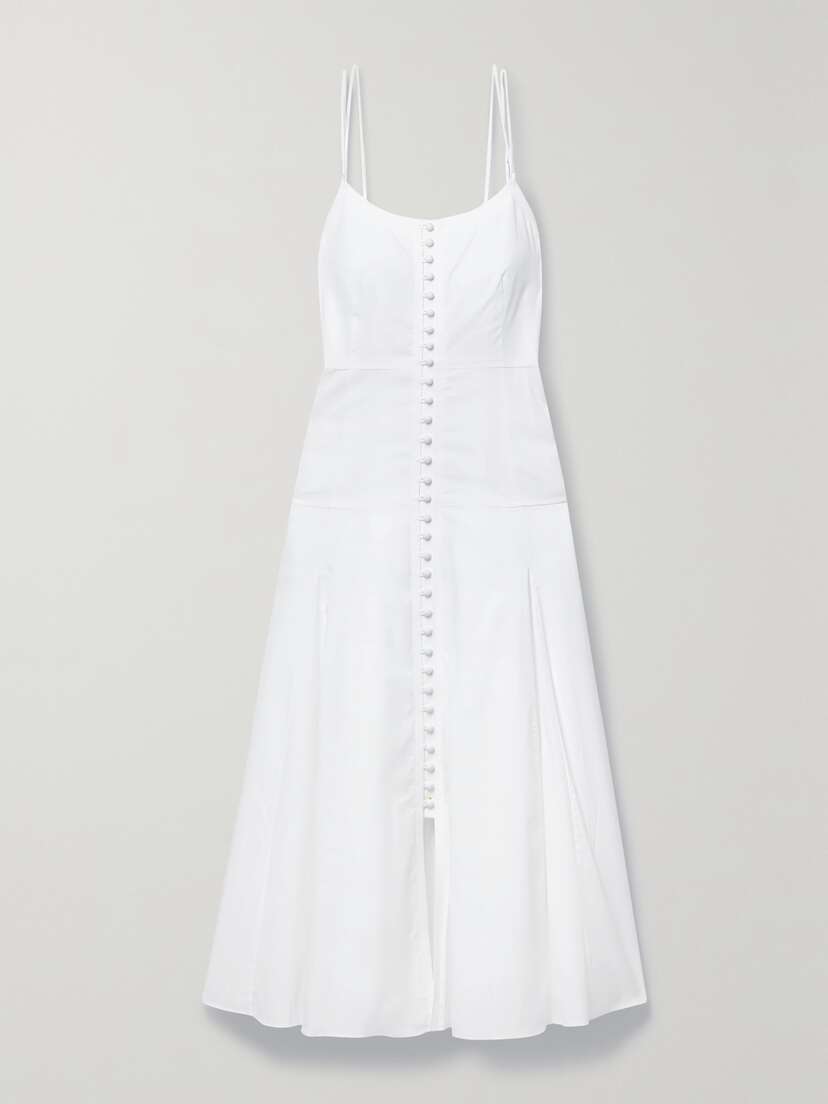 rag & bone Misty Cotton-poplin Midi Dress