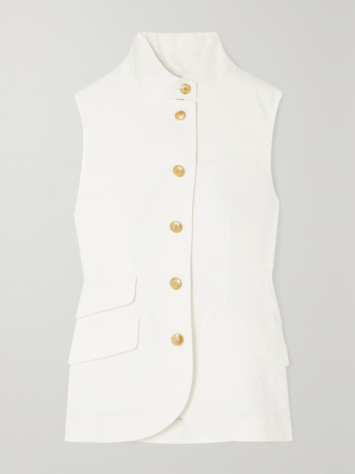 rag & bone - Salde Linen-blend Vest - White