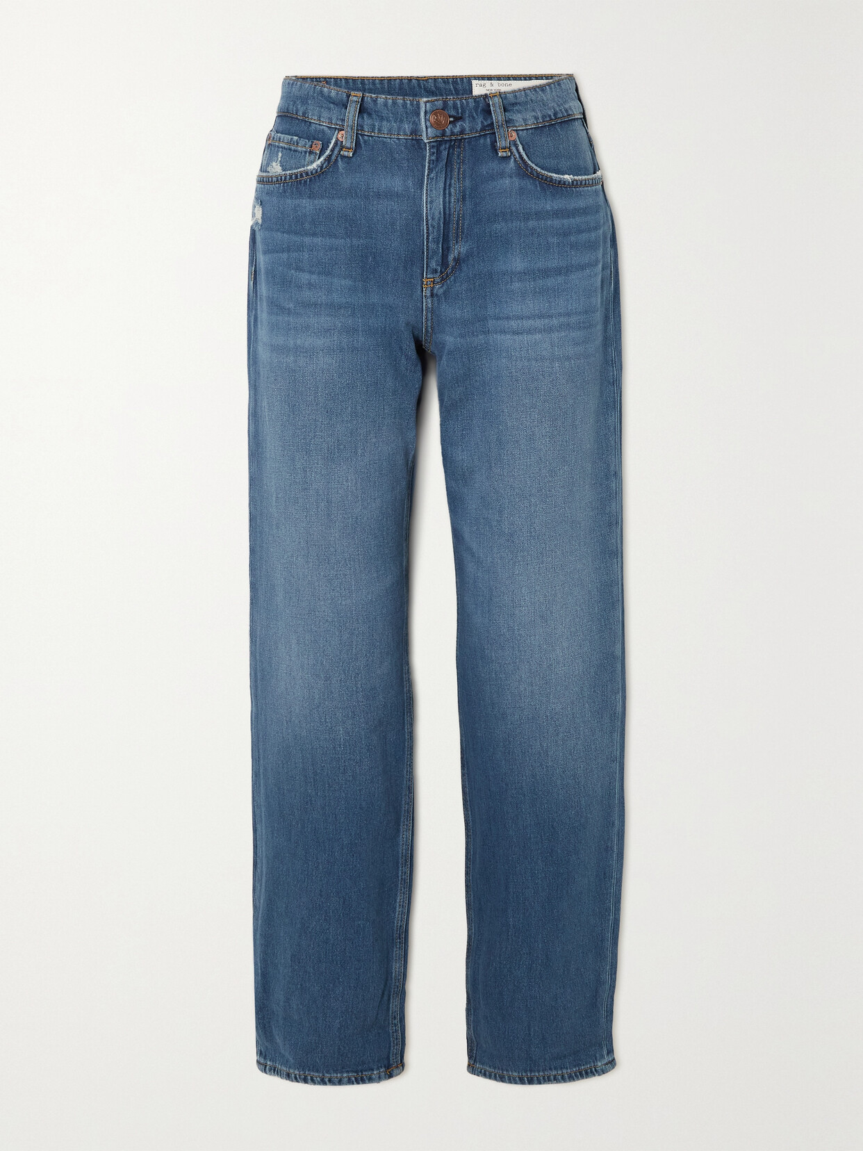 rag & bone - Dre Baggy Boyfriend Jeans - Blue