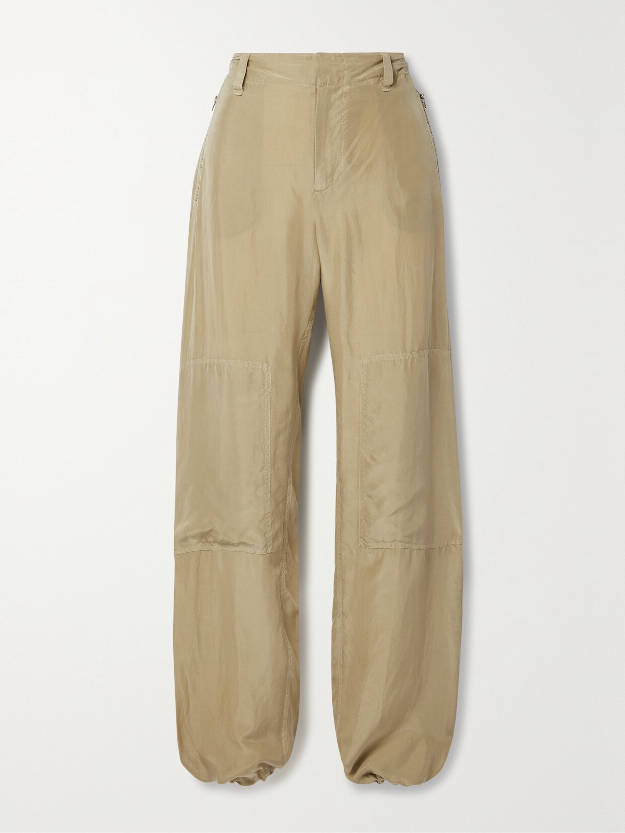 rag & bone - Shawn Silk Straight-leg Pants - Neutrals