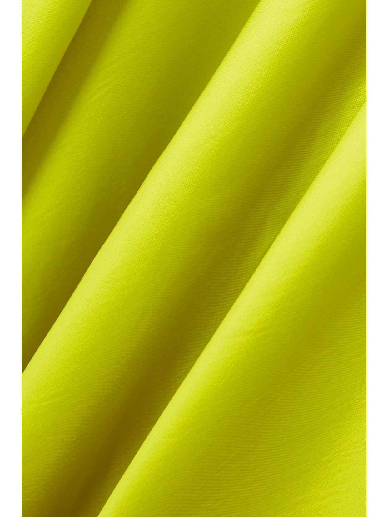 Shop Rag & Bone Delilah Neon Recycled Duchesse-satin Maxi Dress In Yellow