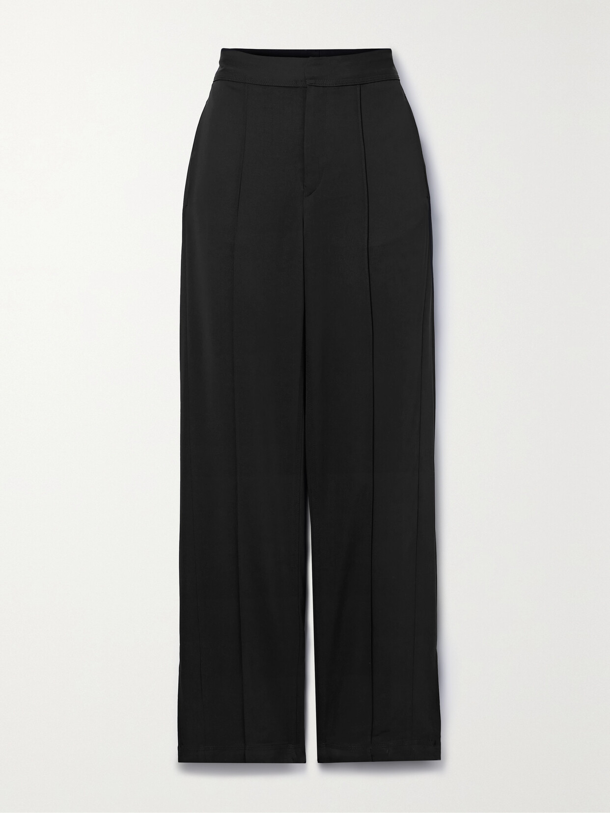 rag & bone - Cameron Stretch-crepe Straight-leg Pants - Black