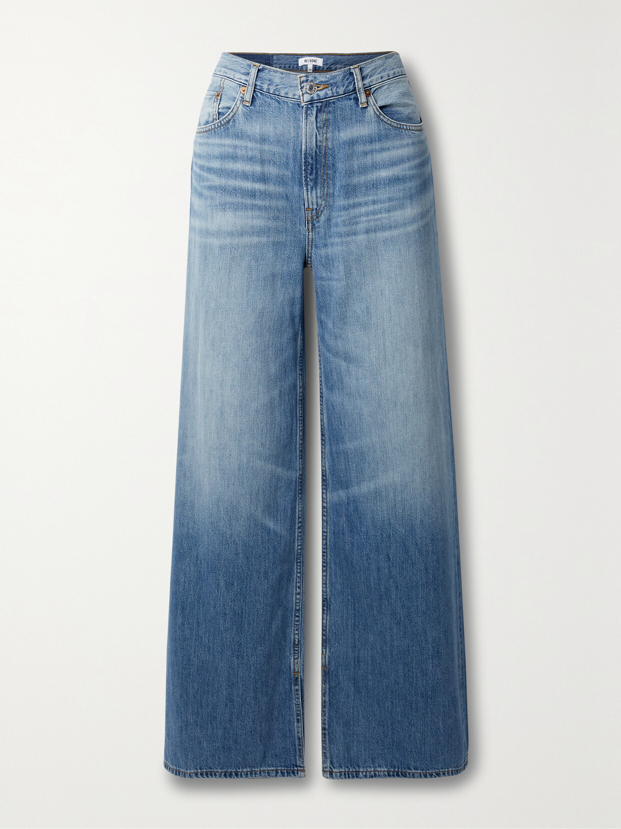 RE/DONE - Low Rider Boyfriend Jeans - Blue