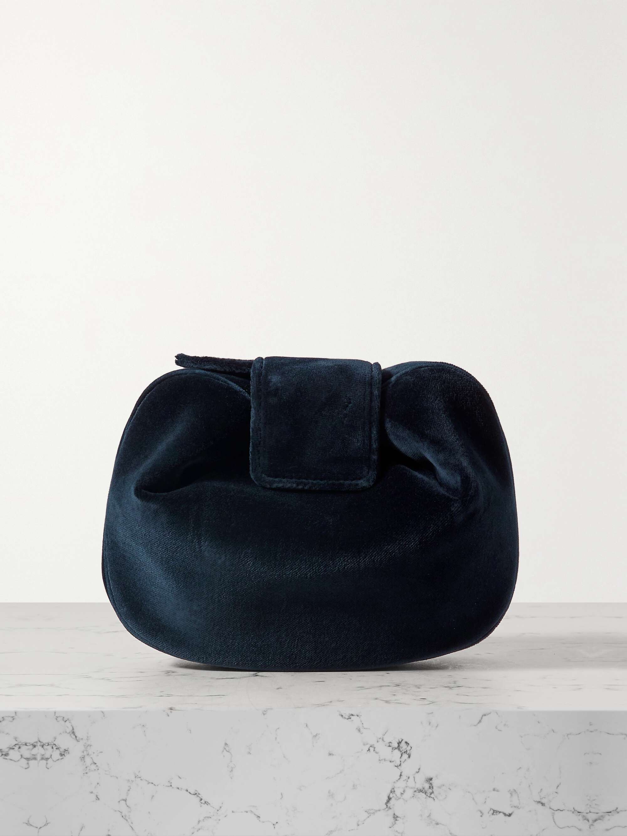 GABRIELA HEARST Demi velvet clutch | NET-A-PORTER