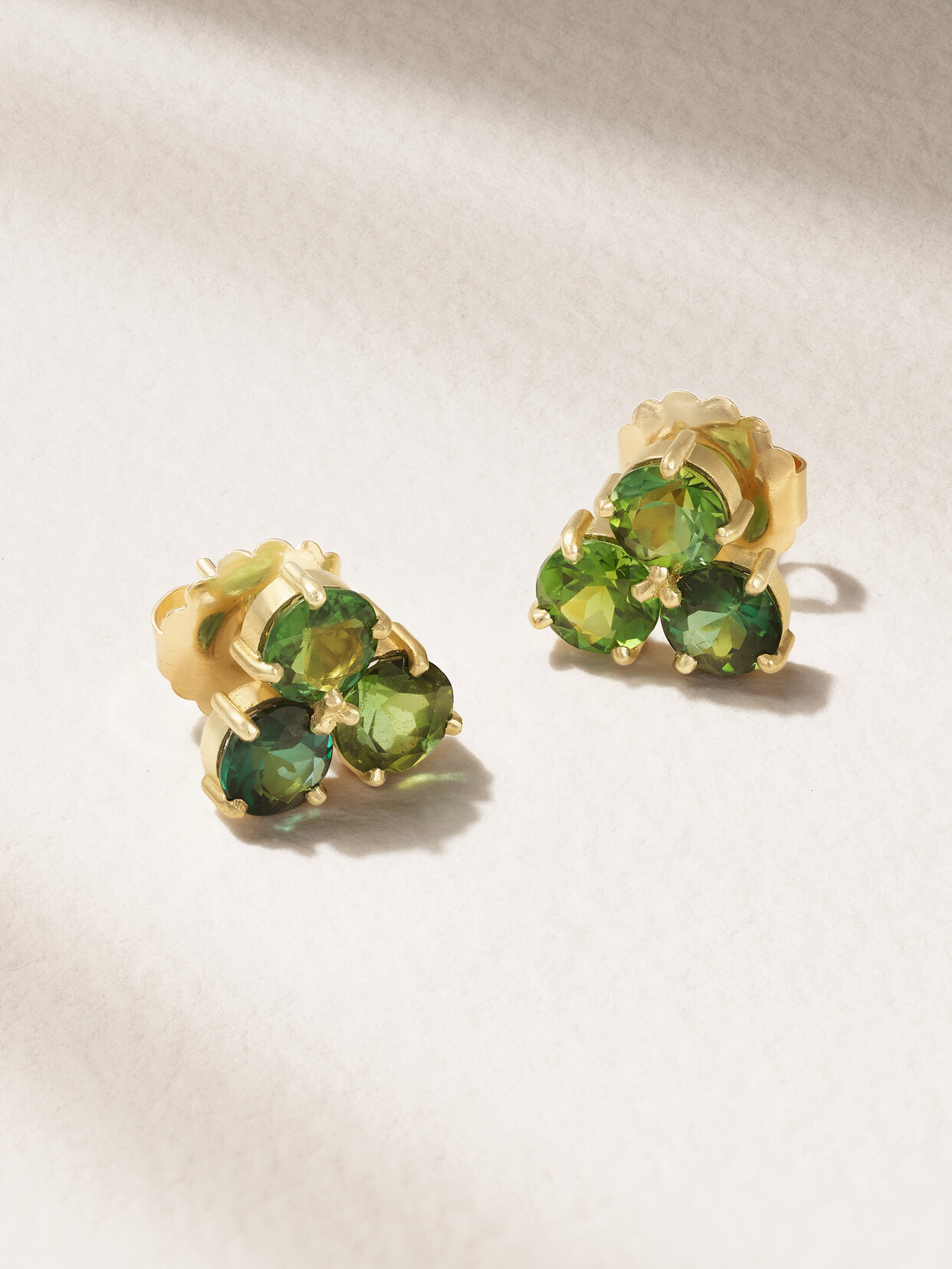 Irene Neuwirth Gemmy Gem 18-karat Gold Tourmaline Earrings