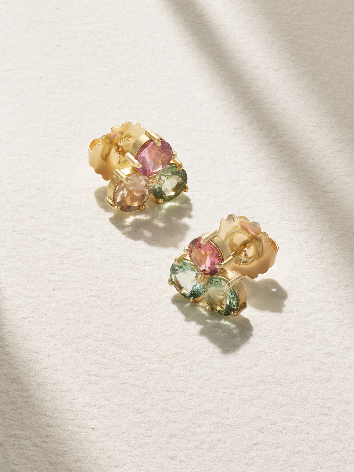 Irene Neuwirth Gemmy Gem 18-karat Gold Tourmaline Earrings