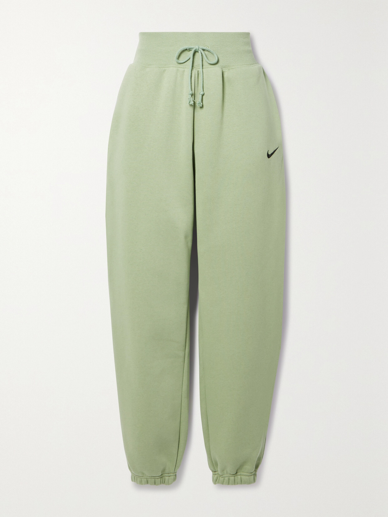 Nike - Phoenix Cotton-blend Jersey Track Pants - Green