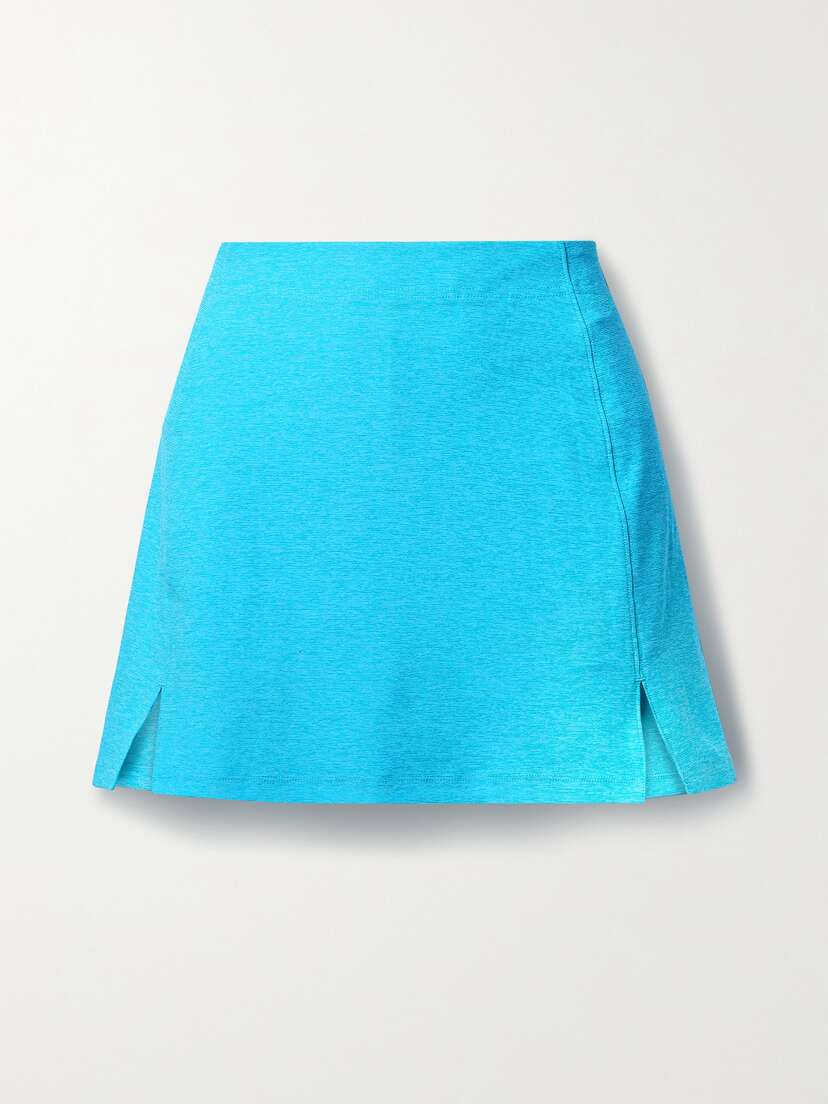 Outdoor Voices Warmup Layered Stretch-jersey Mini Skirt - x large