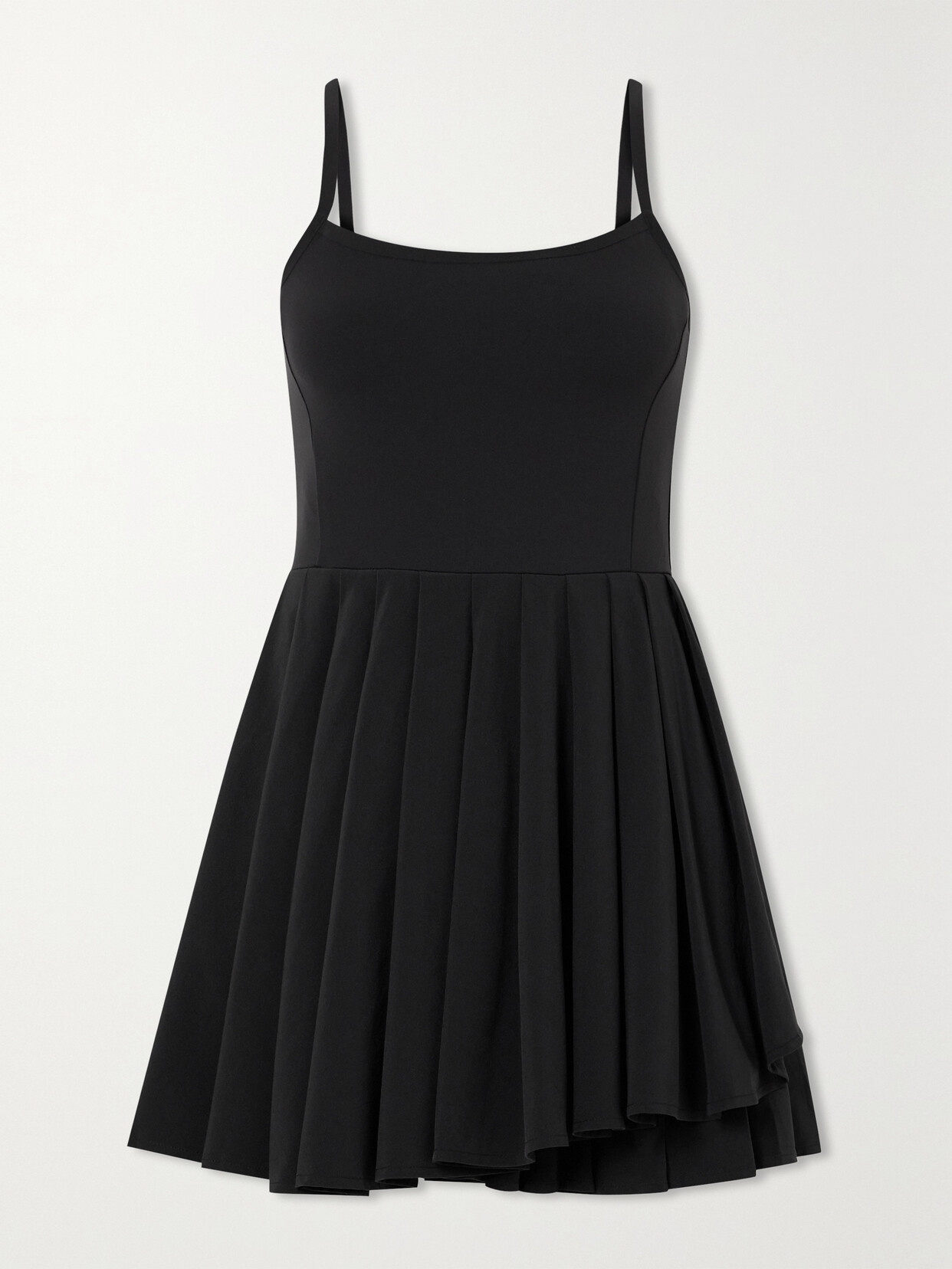 Outdoor Voices - Doubles Pleated Stretch Recycled Tennis Dress - Black