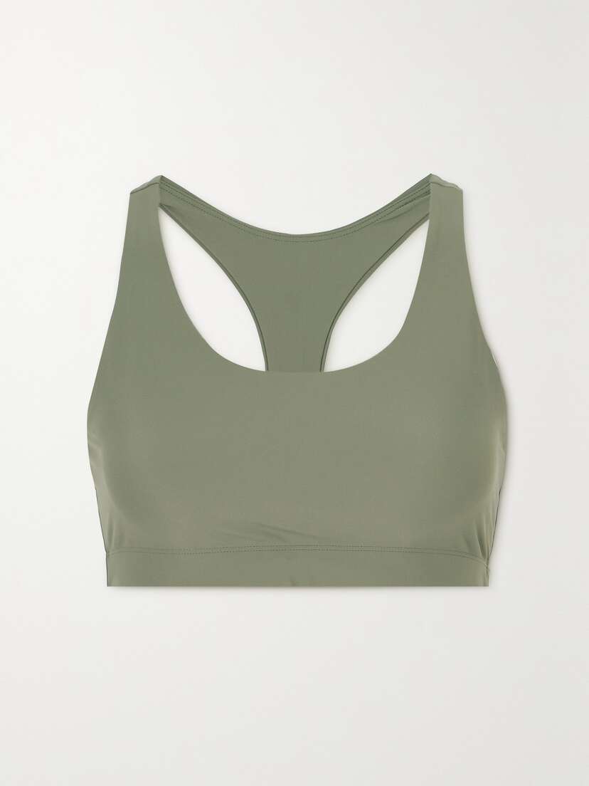 Outdoor Voices + Net Sustain All-time Recycled-splashknit Sports Bra - x large