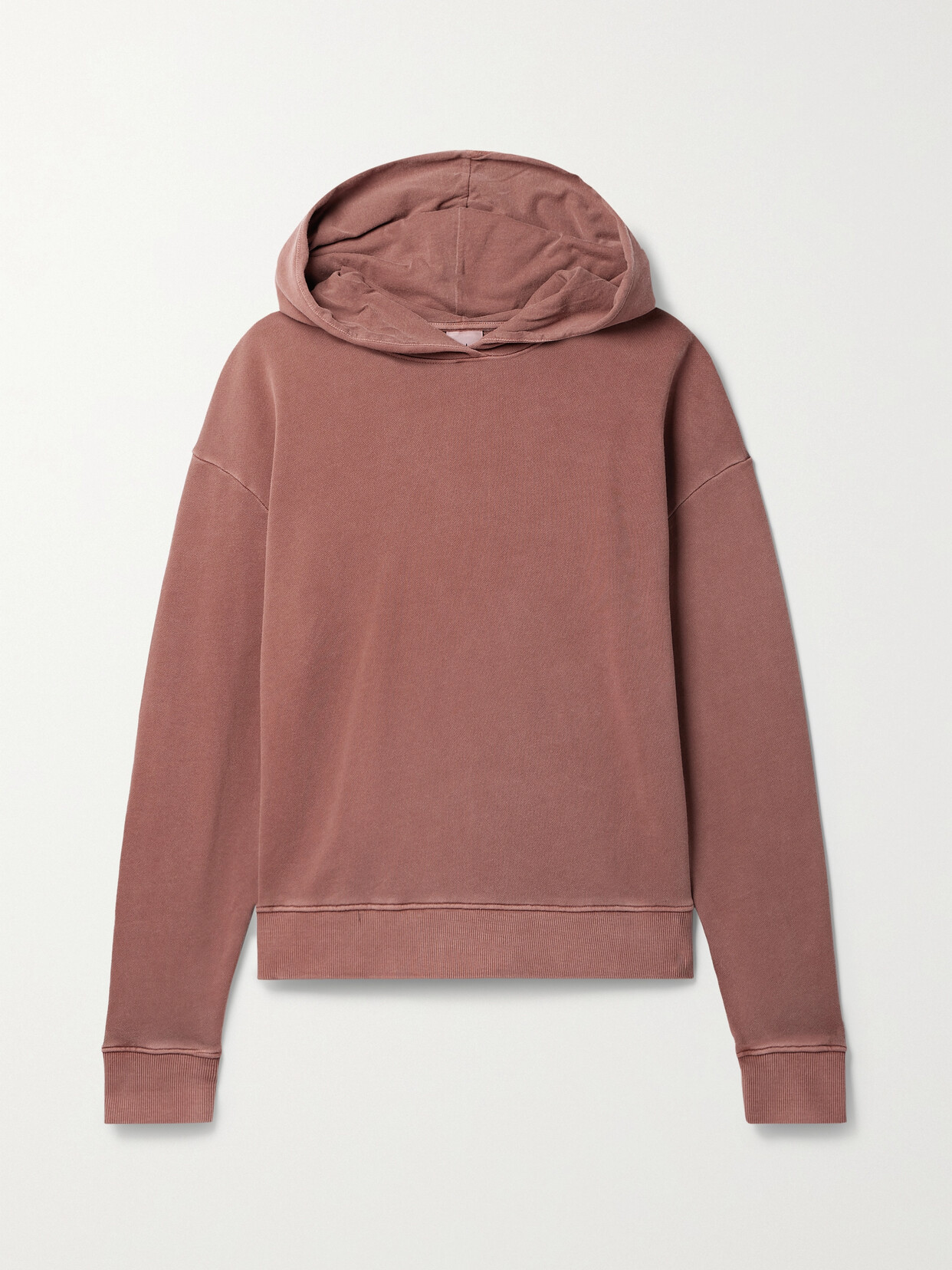 Outdoor Voices - + Net Sustain Organic Cotton-jersey Hoodie - Brown