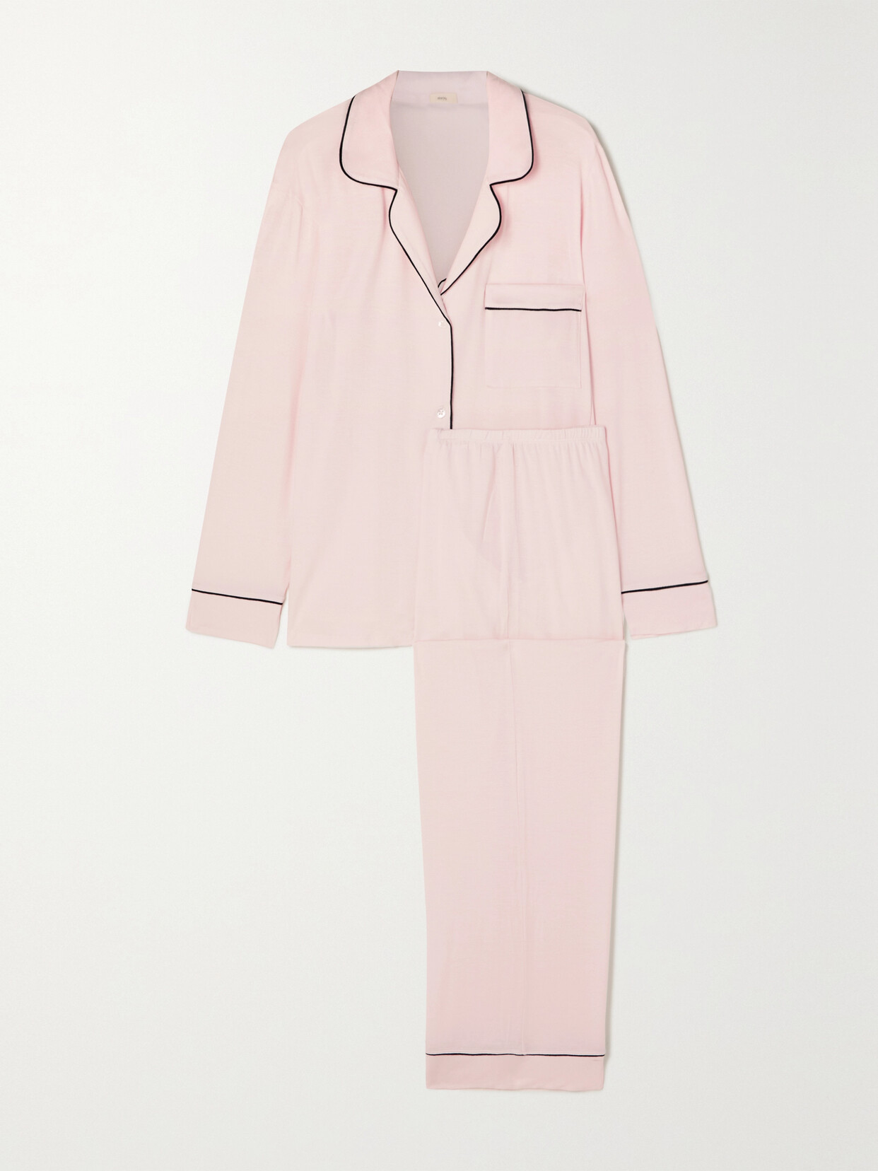 Eberjey Gisele Stretch-tencel Modal Pajama Set In Pink