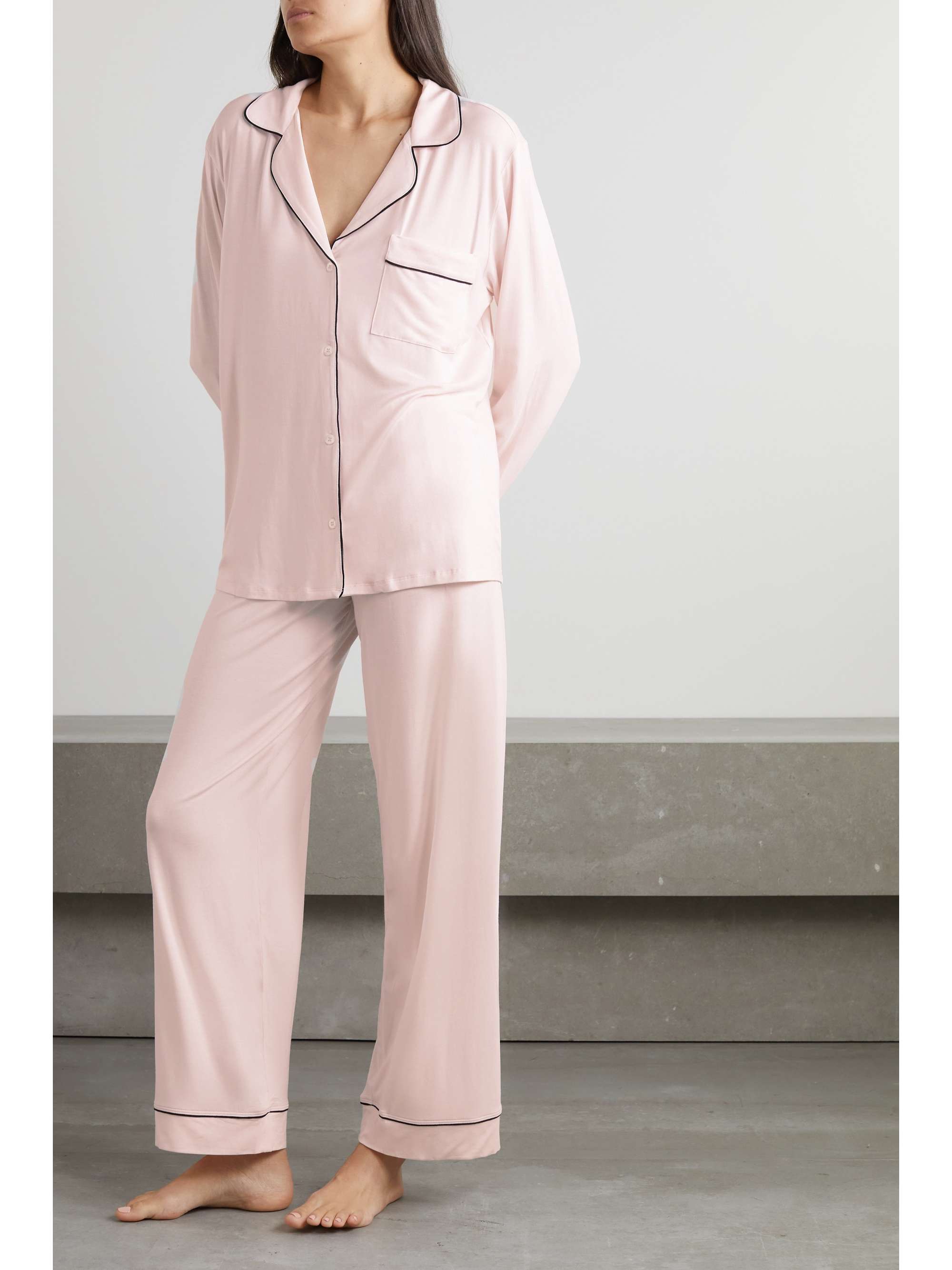 EBERJEY Gisele stretch-TENCEL modal pajama set
