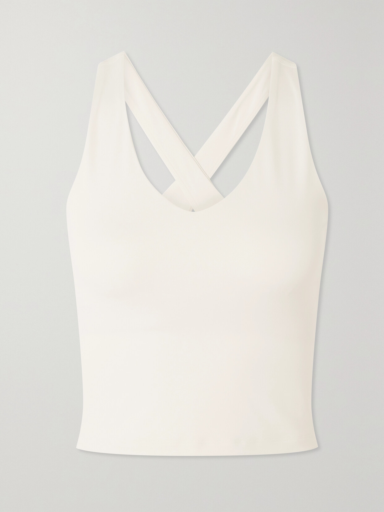 Girlfriend Collective - + Net Sustain Zoe Stretch Recycled Tank - Ivory