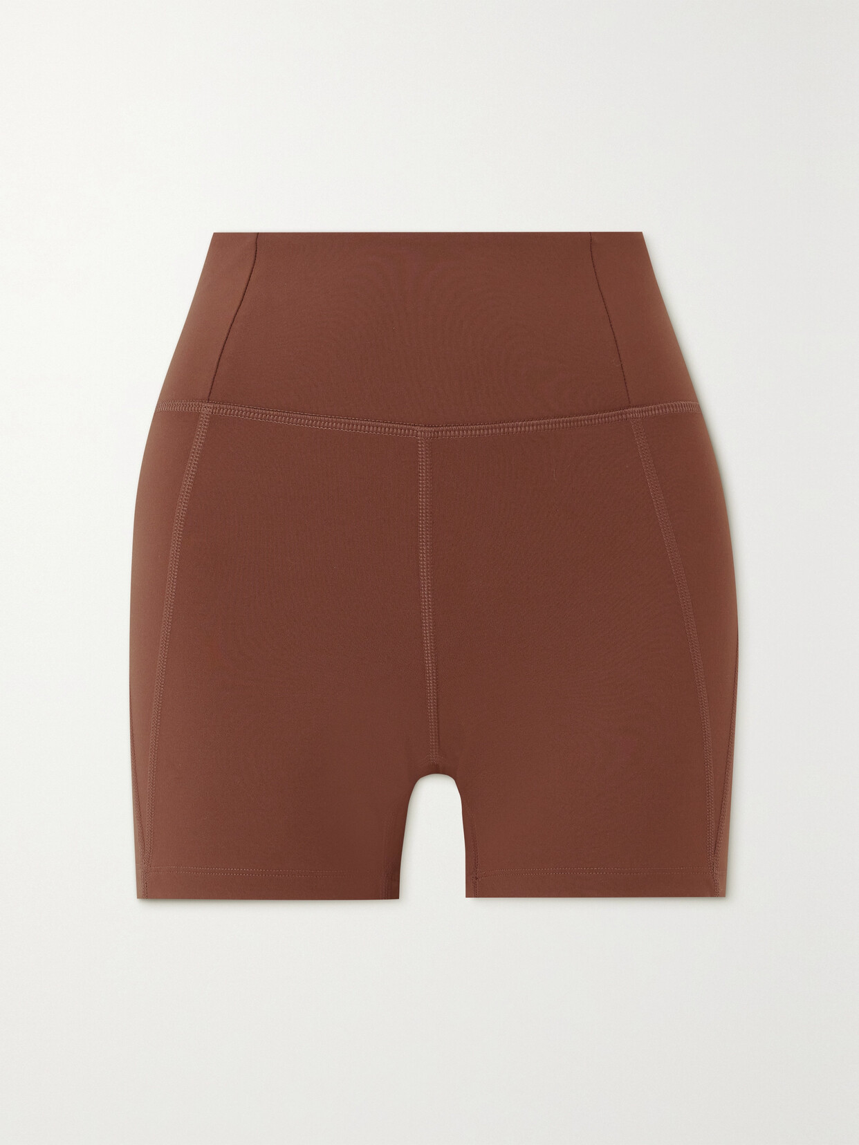 Girlfriend Collective - + Net Sustain Run Compressive Stretch Recycled Shorts - Brown