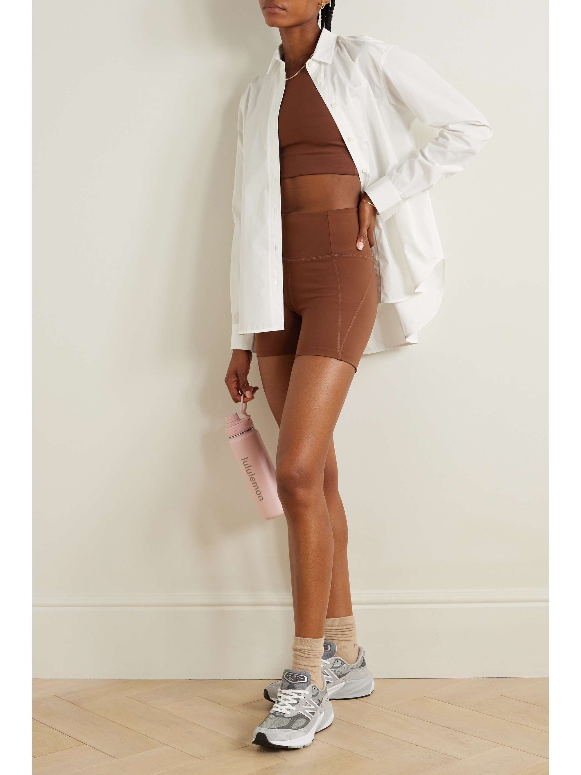 GIRLFRIEND COLLECTIVE Run Compressive stretch recycled-jersey shorts