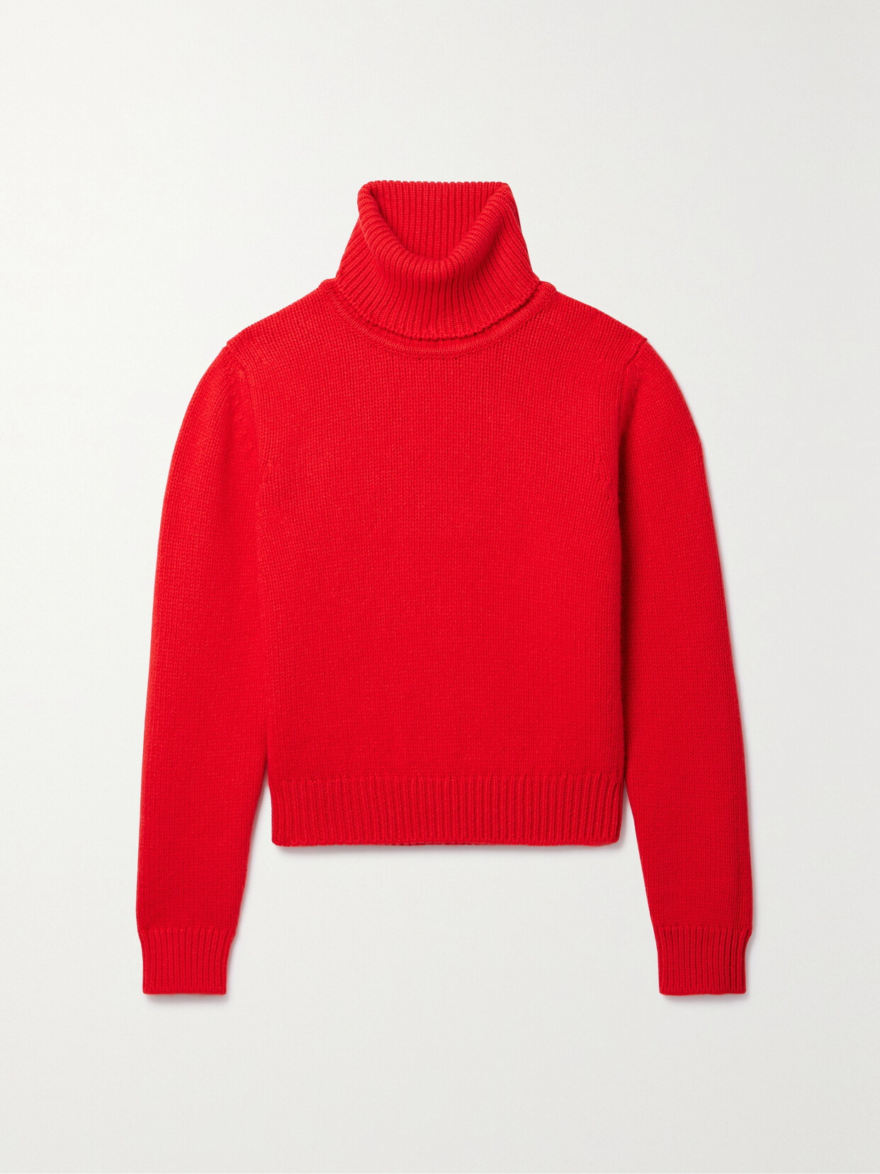 And-daughter + Net Sustain Glenn Wool Turtleneck Sweater In Red