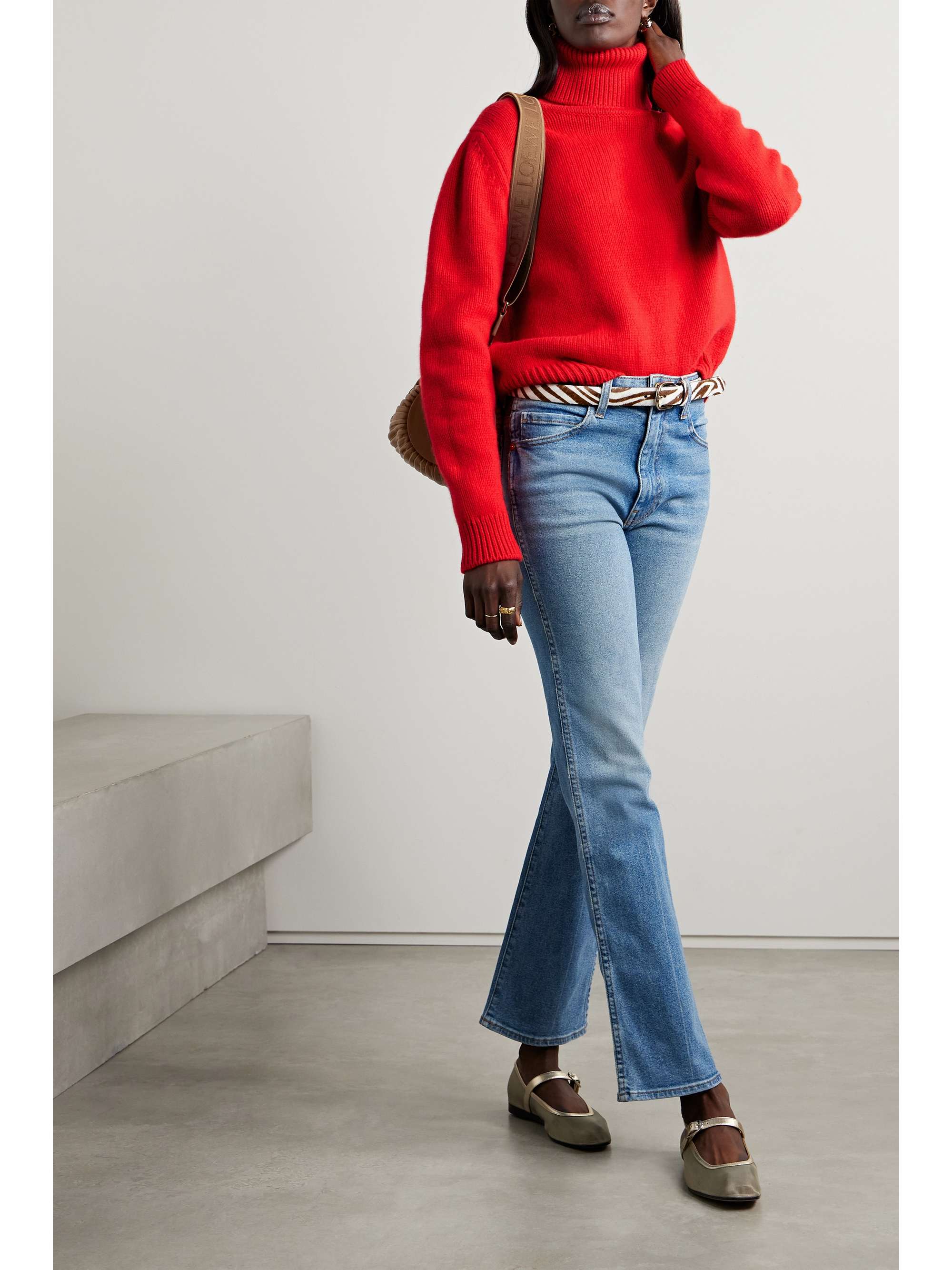 &DAUGHTER + NET SUSTAIN Glenn wool turtleneck sweater | NET-A-PORTER