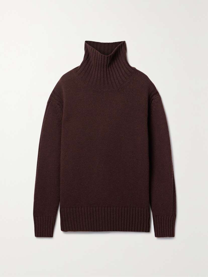 &Daughter + Net Sustain Fintra Wool Turtleneck Sweater
