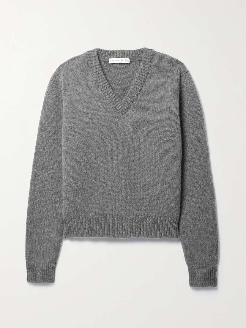 &Daughter + Net Sustain Glenn Ribbed Wool Sweater