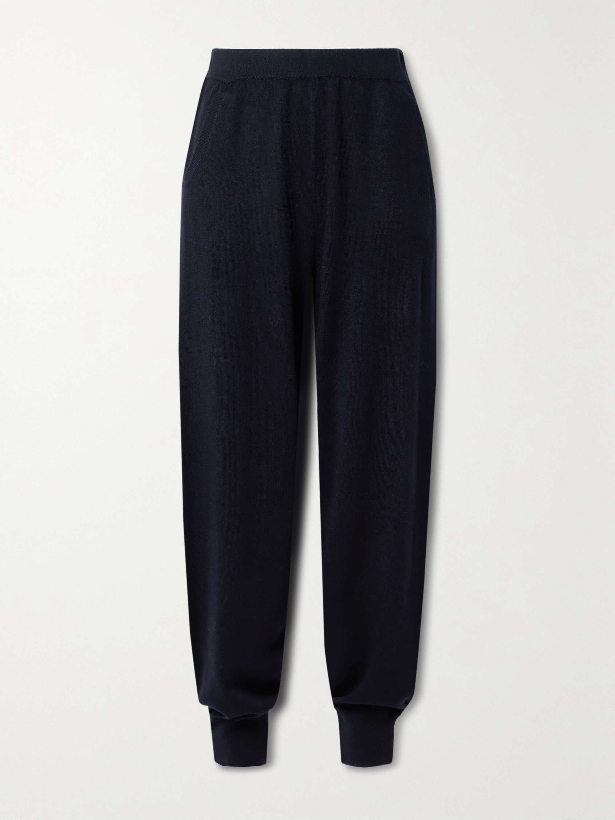 ALLUDE + NET SUSTAIN Cashmere tapered track pants | NET-A-PORTER